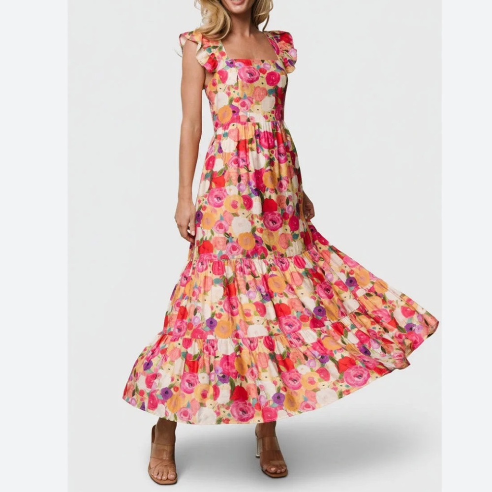 NWT Balticborn Ayla Floral Tiered Maxi Dress
